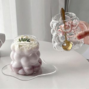 لیوان پیرکس طرح سنگی